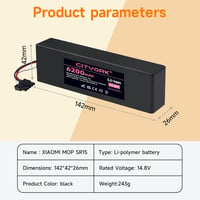 CITYORK 6200 mAh Li-Ion Akkumulátor Xiaomi Mop 2S/Pro/P Robotporszívókhoz - Csereakkumulátor STYTJ02YM/XMSTJQR2S Modellekhez, 1 Órás Gyorstö 5