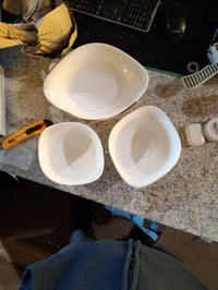 Set de boluri Villeroy & Boch Vapiano Trio, 4 piese (2x bol pentru paste, 1x bol pentru salată, 1x bol pentru supă), porțelan premium alb, rezistent la mașina de spălat vase 4