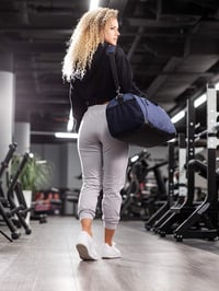 Fitgriff Sporttáska Cipő- és Nedvestartóval - Edzőterem, Utazás (Tengerészkék, M) 5