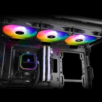 Thermalright Frozen Prism 360 Black ARGB Vízhűtéses CPU Hűtő, 120mm-es ARGB PWM Ventilátorral, AM4/AM5, Intel LGA1700/1851/1150/1151/1200/20 6