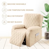 Polarfleece Relax Fotel Huzat - Elektromos, Dönthető Karfás Fotelre, Zsebbel 2