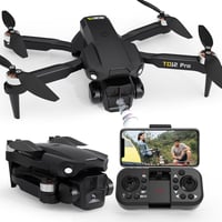 Toladrone TD12Pro Összecsukható Drón 1080P HD Kamerával - Kefenélküli Motorok, Optikai Pozicionálás, Fejnélküli Mód, Kezdőknek és Haladóknak 1
