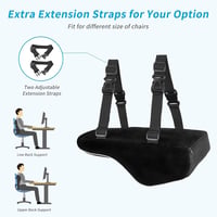 Feagar ergonomikus memóriahabos lumbális párna irodai székhez 2