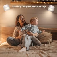Feallive LED asztali lámpa dimmer funkcióval, USB töltéssel, 360° forgatható olvasólámpa 4