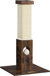 Feandrea PCA021X01 macska karmolóoszlop szizálkötéllel, 73 cm - vintage barna 1