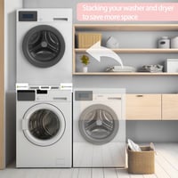 NIUXX Mosógép Szárítógép Köztes Keret Állvány Állítható 53-68cm Törölközőtartóval - Plastic connecting frame - the drawer 6