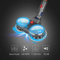 DrRobor Felmosó Adapter Dyson V11 V10 V15 V8 V7 Porszívókhoz - Víztartályos Feltét LED Világítással és 6 Mosható Moptalppal 7