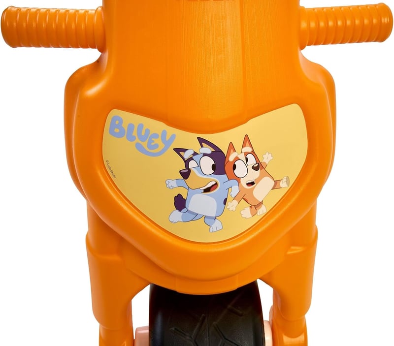 FEBER Bluey Runner Lábbal Hajtható Kisautó - Kék Műanyag Gyerekjármű 18 Hónapos Kortól, Összeszerelést Nem Igényel
