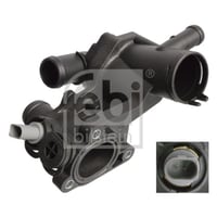 febi bilstein 109147 Termostat s kućištem, brtvom i temperaturnom sklopkom, 1 kom - Seat Cordoba, Ibiza III/IV, Škoda Fabia II, VW Polo 2