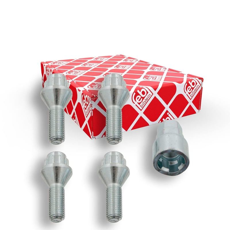 febi bilstein 27049 Sada uzamykateľných skrutiek kolies - 1 ks