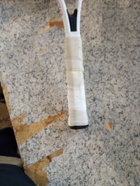 Rachetă de tenis pentru adulți Senston de 27 inchi, cu racordaj roz, husă, bandă de priză și antivibrator, pentru bărbați și femei 3