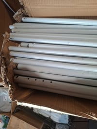 Foișor de grădină Kinzo 3x6 m, cu 6 pereți laterali, pereți laterali cu ferestre, înălțime la coamă 2,5 m, cort de petrecere impermeabil și rezistent la UV, alb 6