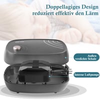 Pompă de Aer pentru Acvariu FEDOUR 10W, Puternică – 4 Ieșiri, 1200 L/H, Aerator Silențios cu Accesorii Complete, pentru Rezervoare, Hidroponie și Oxigenarea Iazurilor 3
