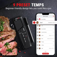 ThermoPro TempSpike Wireless Húshőmérő Bluetooth IP67 Grillhez és Sütőhöz 6
