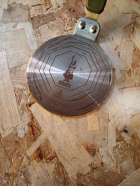 Adaptor inducție Bialetti Moka pentru cafetiere și vase, 13 cm, disc difuzor de căldură din oțel inoxidabil argintiu 2