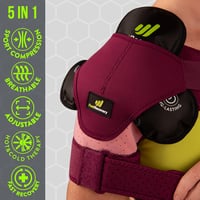 Feel Recovery Vállpánt Hűtőpárnával Férfiaknak és Nőknek Bordó S/M 5