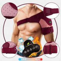 Feel Recovery Vállpánt Hűtőpárnával Férfiaknak és Nőknek Bordó S/M 3