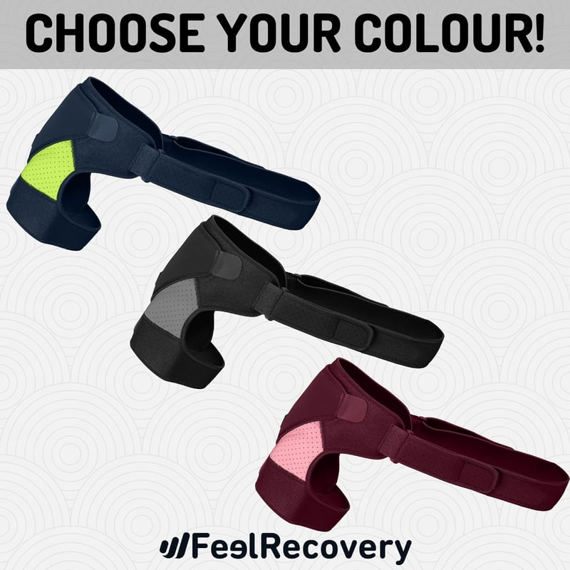Feel Recovery Vállpánt Hűtőpárnával Férfiaknak és Nőknek Bordó S/M