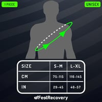 Feel Recovery Vállpánt Hűtőpárnával Férfiaknak és Nőknek Bordó S/M 2