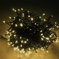 Feelhea 10m LED Tündérfény 100 Izzóval - Meleg Fehér Fényfüzér 8 Világítási Móddal, IP44 Vízálló Beltéri-Kültéri Dekoráció Karácsonyra, Eskü 8
