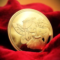 Monede FEEN GOLD ale Zânei Măseluță - Cutii pentru dinți de lapte - Amintire pentru schimbarea dinților la copii - Simbol al curajului și ritualuri - Placate cu cupru - Set de 10 bucăți fără certificat 5