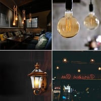 Edison stílusú EXTRASTAR 8W-os E27 vintage LED izzó, G80 gömb 9