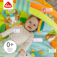 Fehn 3D podloga za igru Sleeping Forest s lukom i visećim igračkama za bebe od 0 mjeseci nadalje 3