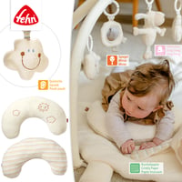 Covoraș de activități 3D Fehn Babylove cu pernă și arcadă pentru jucării - Motiv miel, pentru bebeluși 4