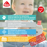 Šuštiaca hračka pre bábätká Fehn – Morská hviezdička – Úchop, sluch a zvukové efekty – Rozvoj zmyslov a motoriky od narodenia 5