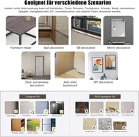 FEILAYS Fa Hatású Öntapadós Szegélyszalag 15cm x 10m Faldekoráció 7
