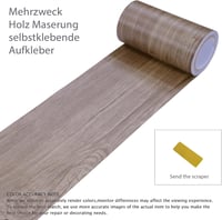 FEILAYS Fa Hatású Öntapadós Szegélyszalag 15cm x 10m Faldekoráció 4