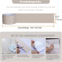 FEILAYS Fa Mintás Javítószalag Padló és Ajtó Javításhoz 5cm x 10m 2