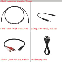 Bluetooth 5.0 audio vysielač a prijímač FeinTech ABT00101 s aptX HD, nízkou latenciou a optickým Toslink SPDIF, čierny 5