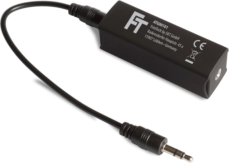 FeinTech ATG00101 audio földhurok-szűrő 3,5 mm jack - fekete