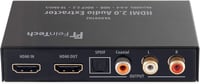 FeinTech HDMI 2.0 audió kinyerő ARC 4K HDR fekete 2