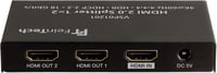 FeinTech VSP01201 HDMI 2.0 elosztó 1 be / 2 ki, 4K 60Hz HDR - fekete 2