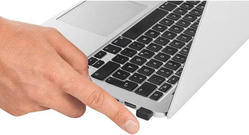FeinTech USB ujjlenyomat olvasó Windows Hello biometrikus szenzor fekete - Black