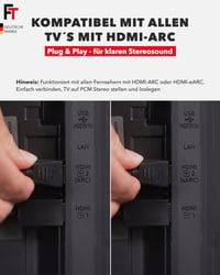FeinTech VMA00102 HDMI ARC audio extraktor s reguláciou hlasitosti, RCA/AUX/3,5 mm 7