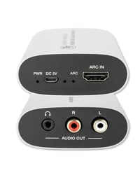 FeinTech VMA00102 HDMI ARC audio extraktor s reguláciou hlasitosti, RCA/AUX/3,5 mm 1