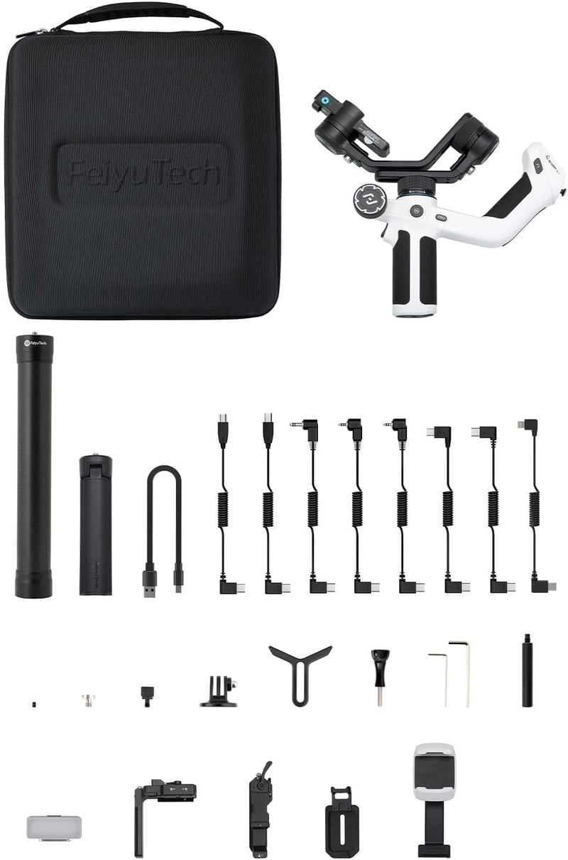 FeiyuTech SCORP Mini 2 3 tengelyes gimbal stabilizátor kamerához és telefonhoz