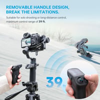 3-osový stabilizátor FeiyuTech SCORP Mini-P, vstavaný AI sledovací senzor, čierny 2