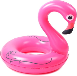 Šlauf na napuhavanje flamingo za djecu - ružičasti