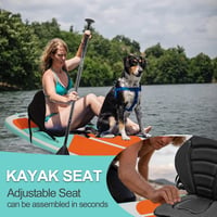 Felfújható SUP Deszka 320x82x15 cm, Stand Up Paddle Board Szett Teljes Kiegészítőkkel, 200 kg Teherbírás, Csúszásmentes Felület Gyerekeknek  4
