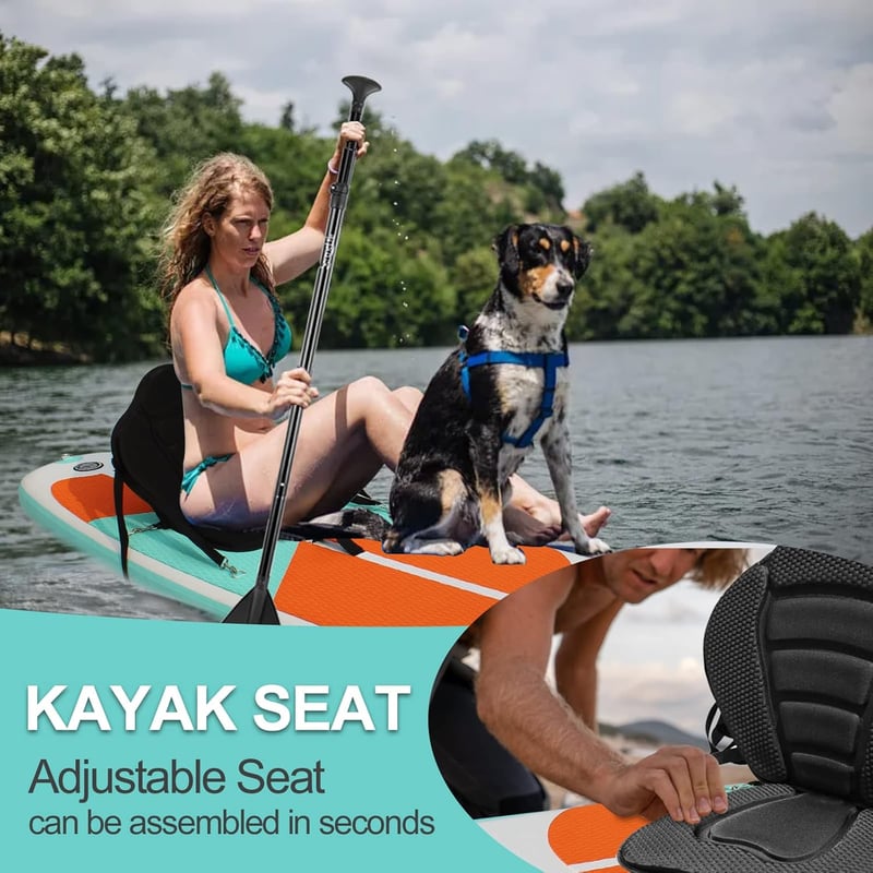 Felfújható SUP Deszka 320x82x15 cm, Stand Up Paddle Board Szett Teljes Kiegészítőkkel, 200 kg Teherbírás, Csúszásmentes Felület Gyerekeknek 