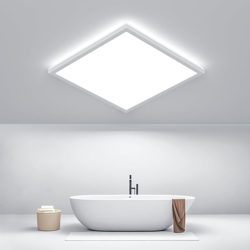 LED stropné svietidlo Feliigo 30 cm, 24W 2500LM 6500K, vodoodolné IP44, ultra tenké moderné svietidlo do obývačky, spálne, kúpeľne, na chodbu