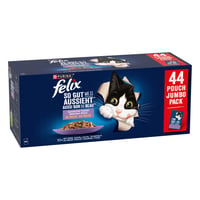 Felix So Good as it Looks mokra hrana za mačke u želeu, miješani izbor, 44 pojedinačne vrećice (44 x 85 g), potpuna hrana 2