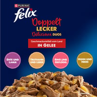 Felix So gut wie es aussieht vlažna mokra hrana za mačke u želeu, mješoviti okusi, 120 komada (120 x 85 g) 2