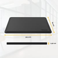 Fellowes Everyday ergonomická protiúnavová rohož na státie, 91x61 cm, čierna, pre ergonomické a dynamické držanie tela, 8707001 4