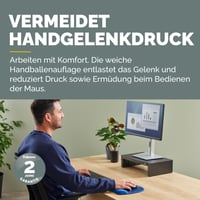 Fellowes Everyday ergonomikus egérpad csuklótámasszal - kék 2
