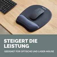 Fellowes Everyday ergonomikus egérpad csuklótámasszal - fekete 5